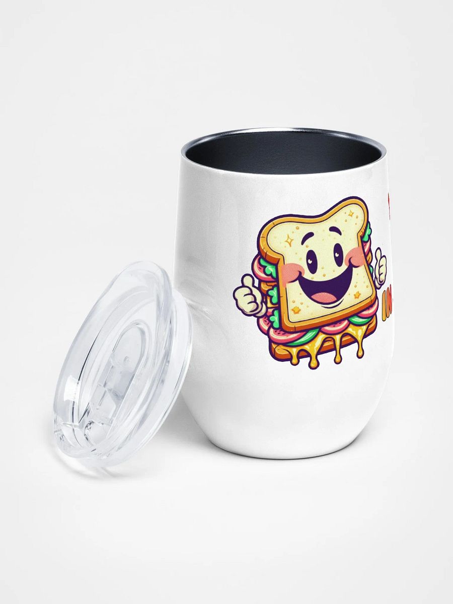 Jay-Your Mom Pays Me In Sandwiches- Wine Tumbler product image (2)