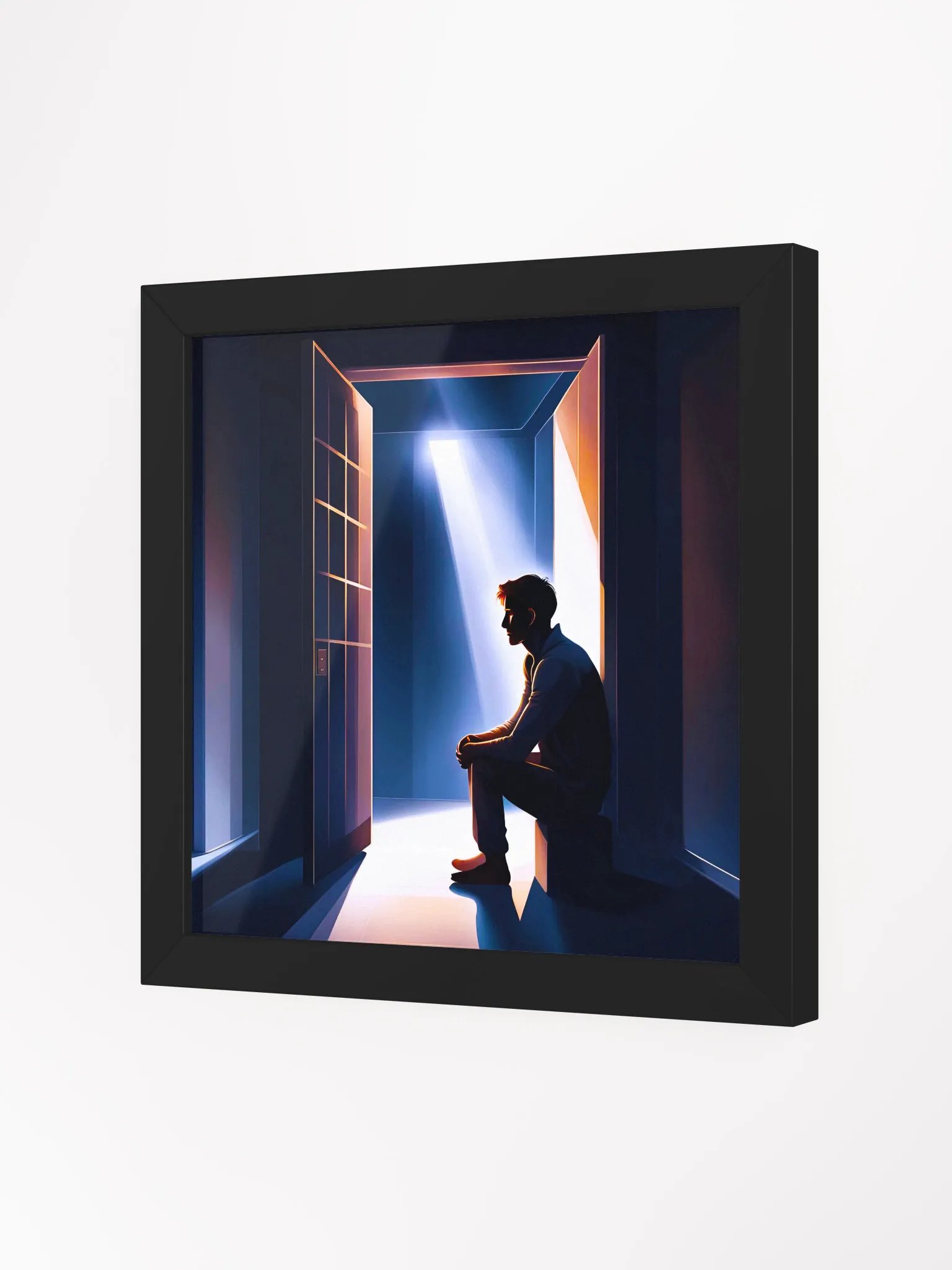 Liberation Over Imprisoned Fears - Framed High-Quality Matte Poster product image (2)