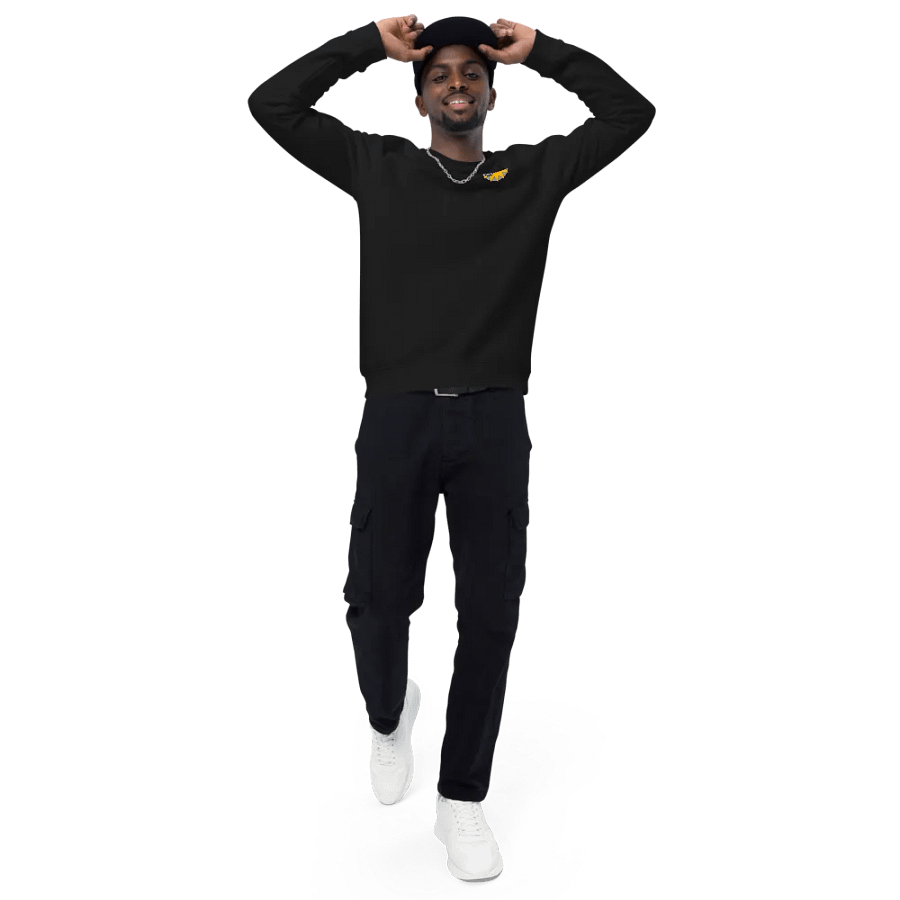 Justin Learns Things Black Sweatshirt product image (3)