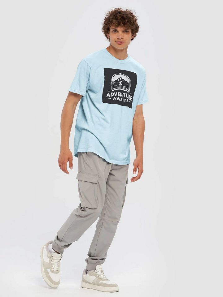 Adventure Awaits Mountain Cap Graphic Tee product image (1)