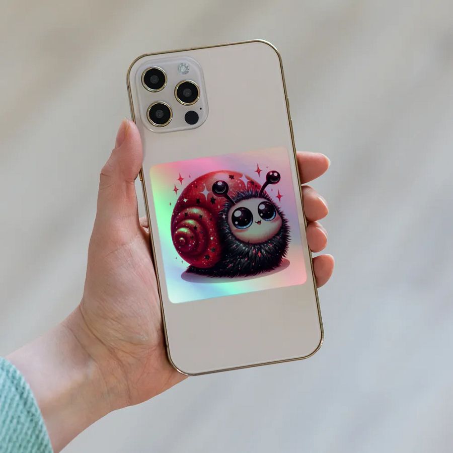 Galactic Snail Holographic Sticker Sheet product image (8)