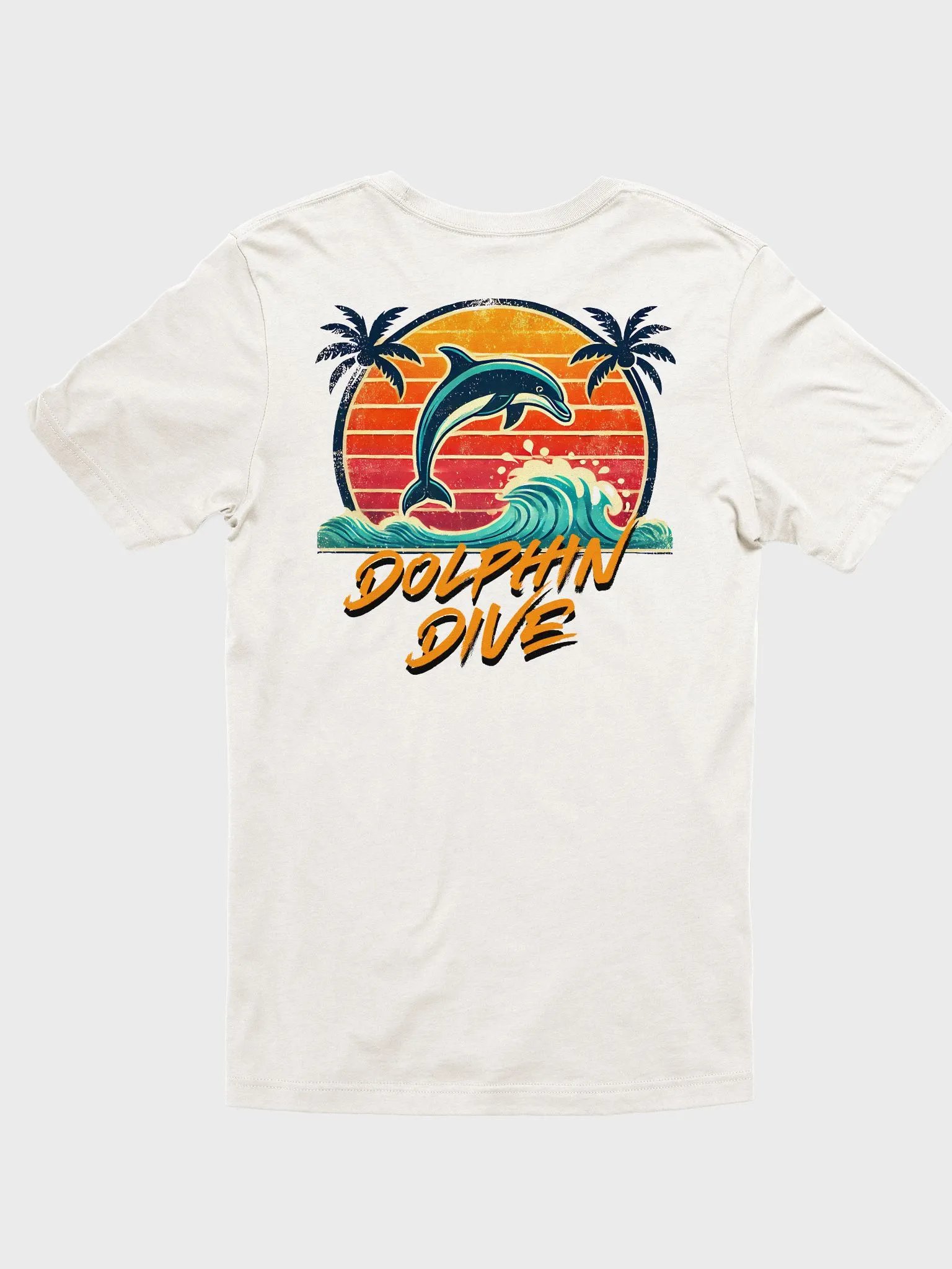 Sunset Dolphin Dive T-Shirt product image (16)