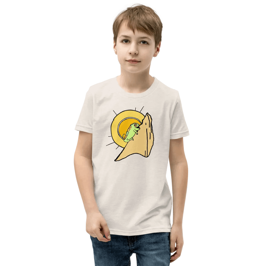Climba Climba Chameleon - Youth Climbing T-Shirt product image (17)
