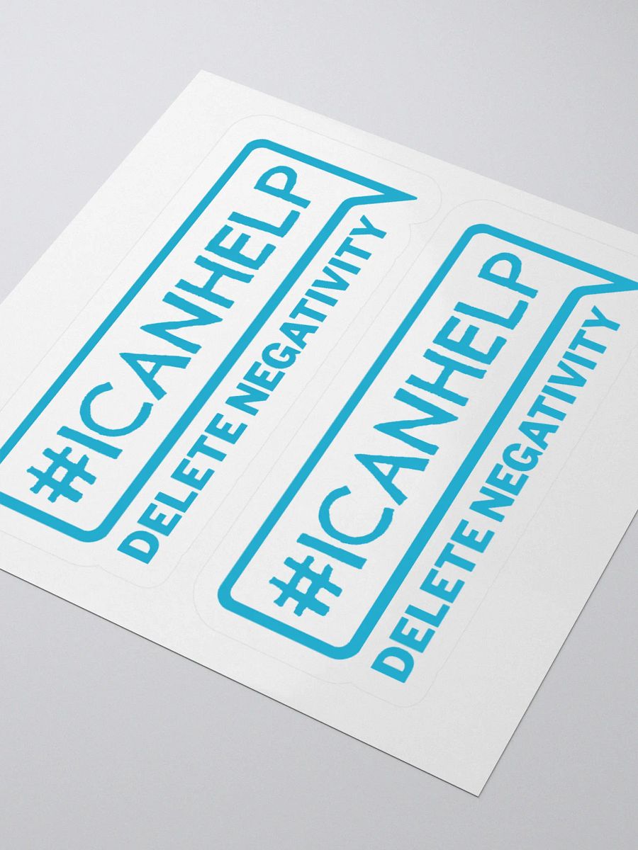#ICANHELP Delete Negativity Stickers product image (3)