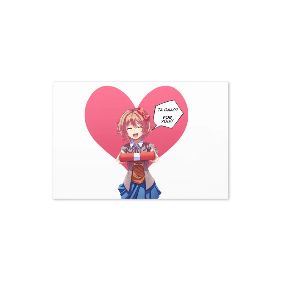 DDLC Valentine day card Sayori product image (4)