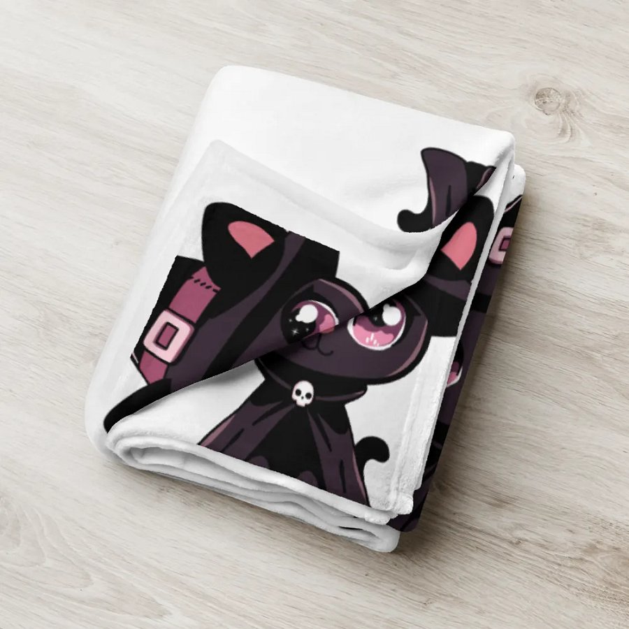 Witchy Cat Throw Blanket product image (6)