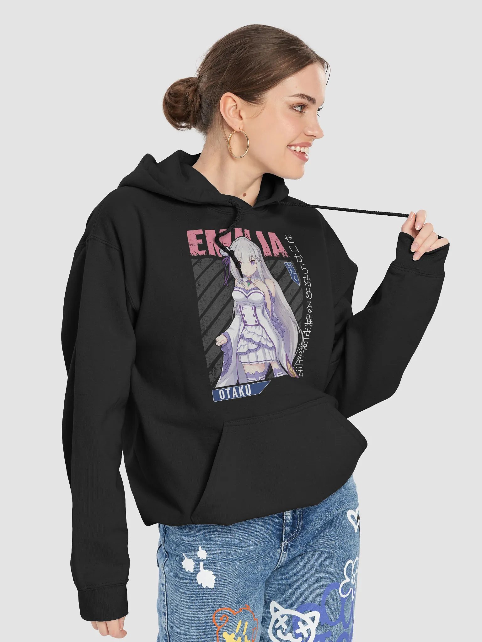 Re:Zero Emilia Gildan Sweatshirt - Unisex Anime Design product image (7)