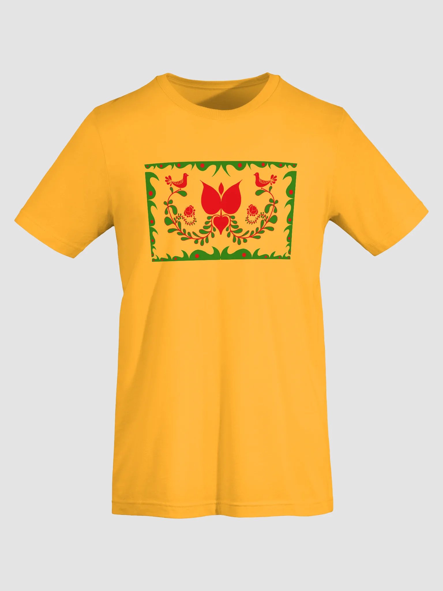 Hungary Folk Art Red & Green T-Shirt product image (5)