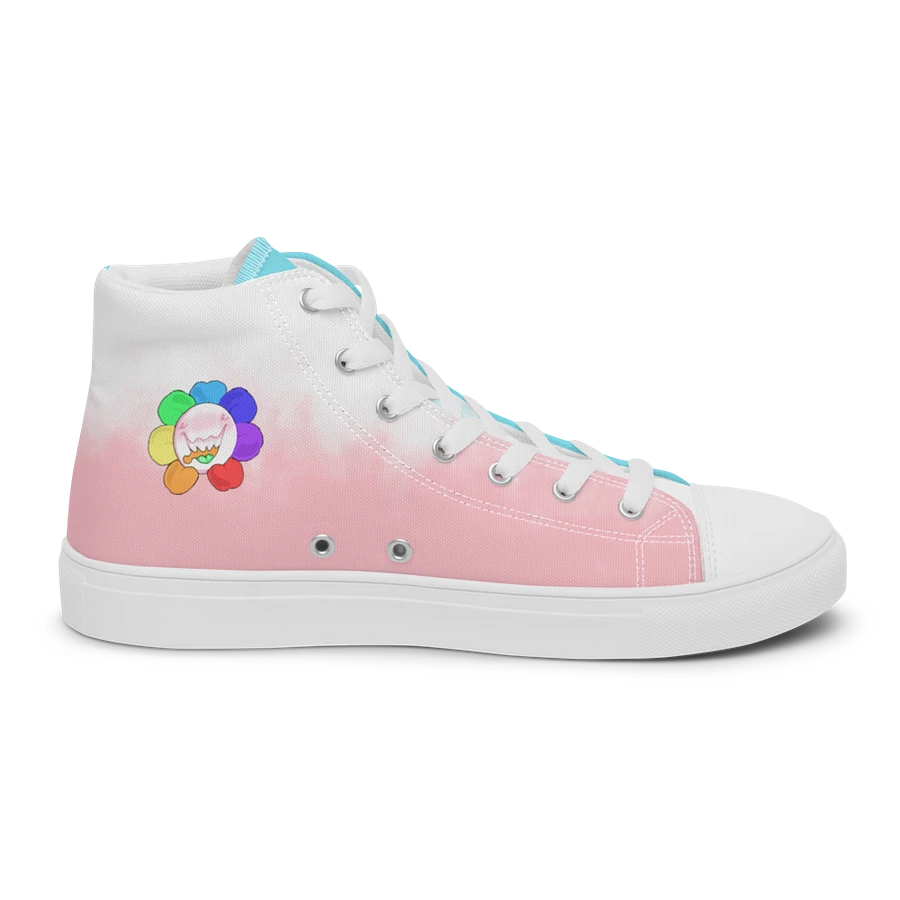 Pastel Blue, Pink and White Flower Sneakers product image (5)
