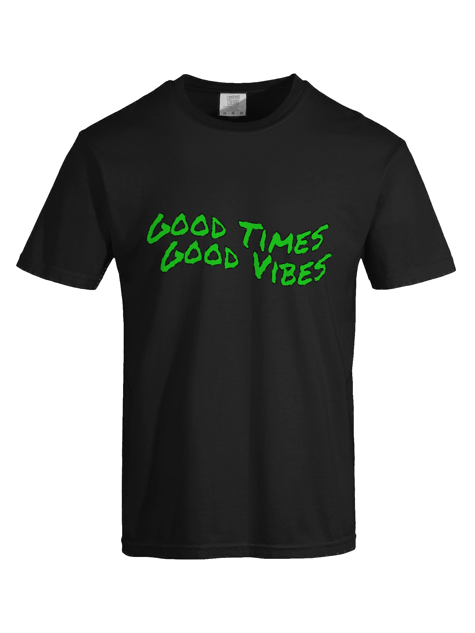 Good Vibes Green Jagged Tee product image (7)