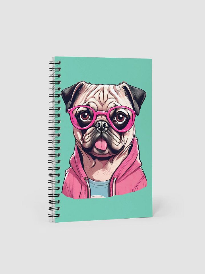 Geeky Pug Spiral Notebook product image (2)