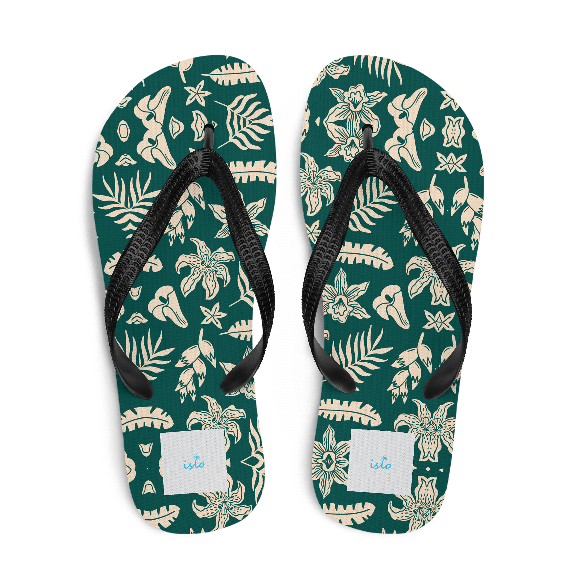 Tropical Breeze Leaf Flip-Flops product image (2)
