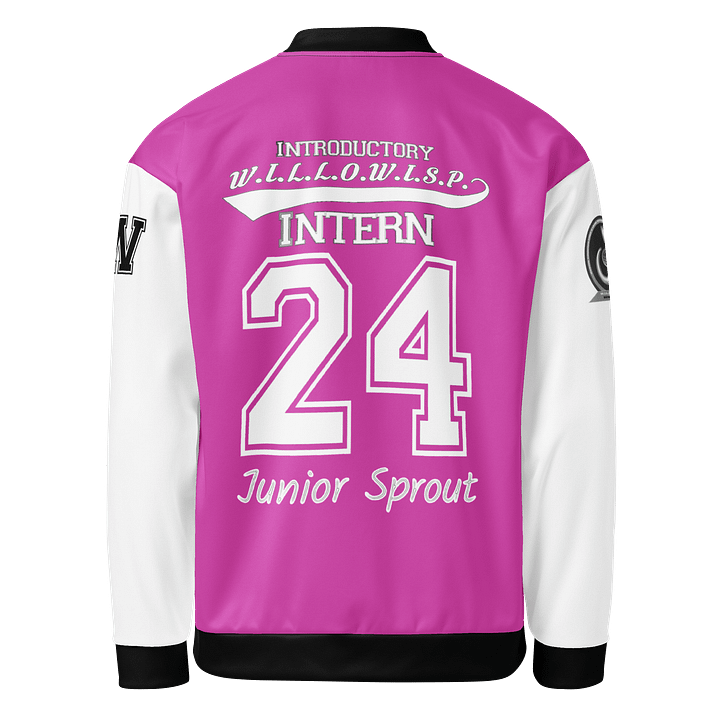 WILLOWISP Intern Varsity Jacket (Pink) product image (2)