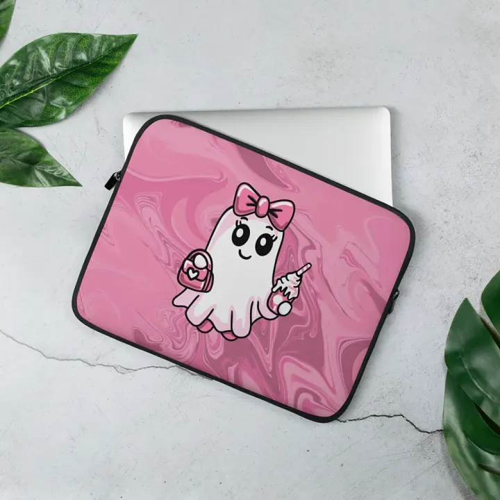 Cute Ghost Laptop Sleeve product image (2)