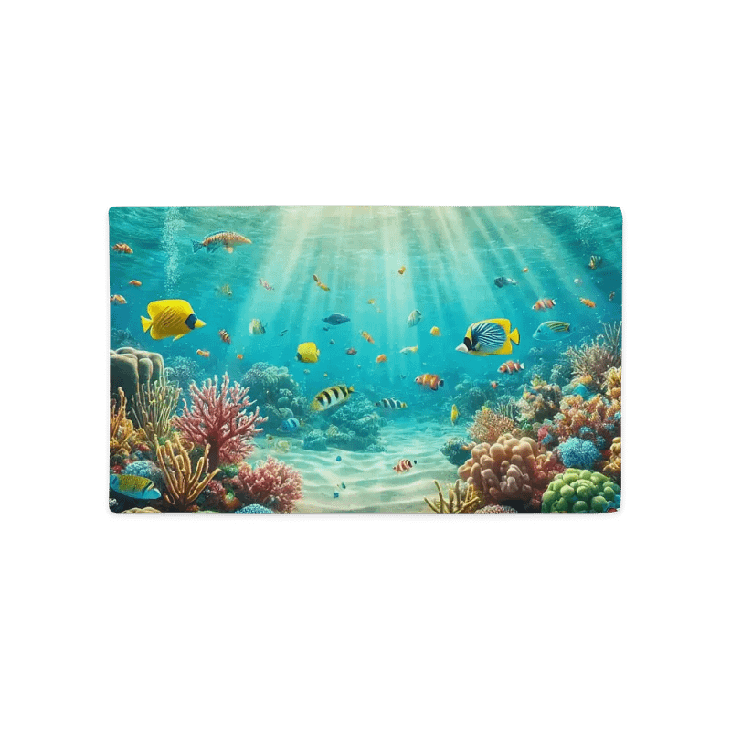 Vibrant Underwater Oasis Pillow Case