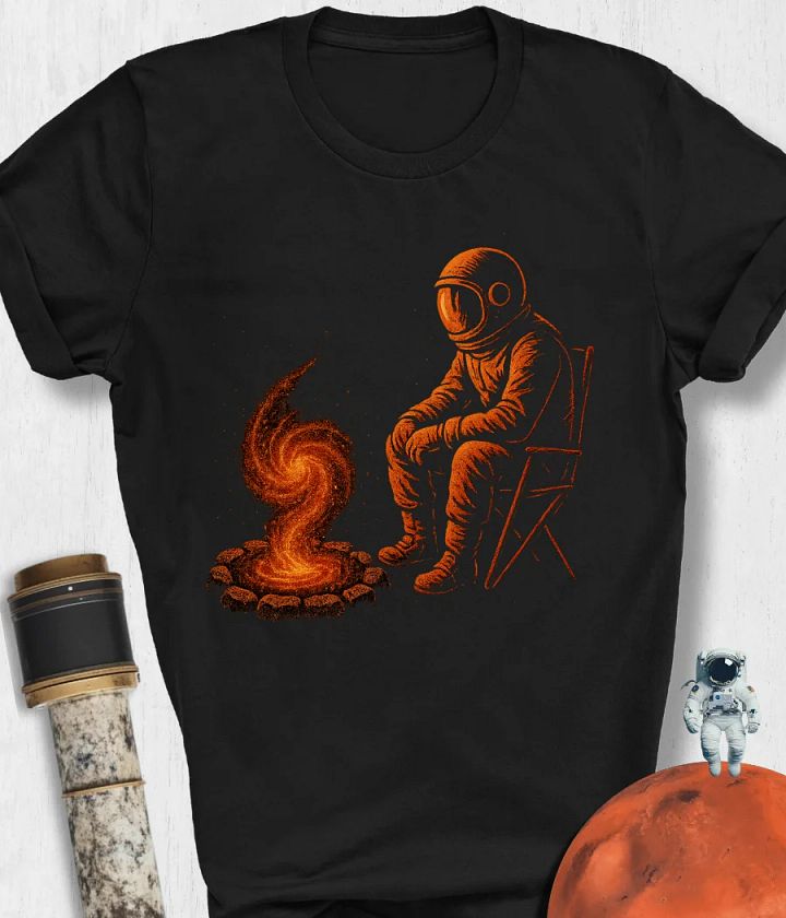 Campfire Galaxy T-Shirt product image (2)