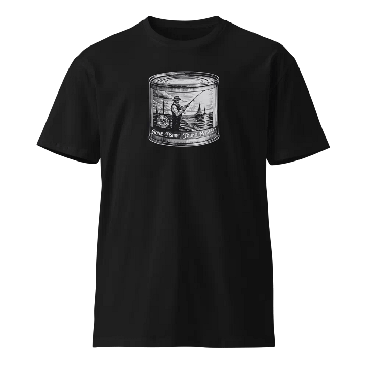 Vintage Tuna Can - Gone Fishing and Found Myself - 100% Cotton T-Shirt product image (1)