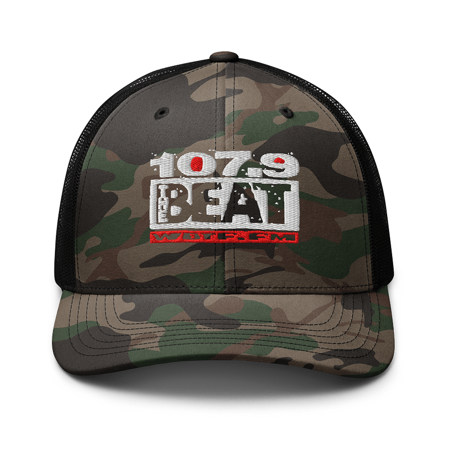 The Beat logo Embroidered Camo Trucker Hat product image (1)