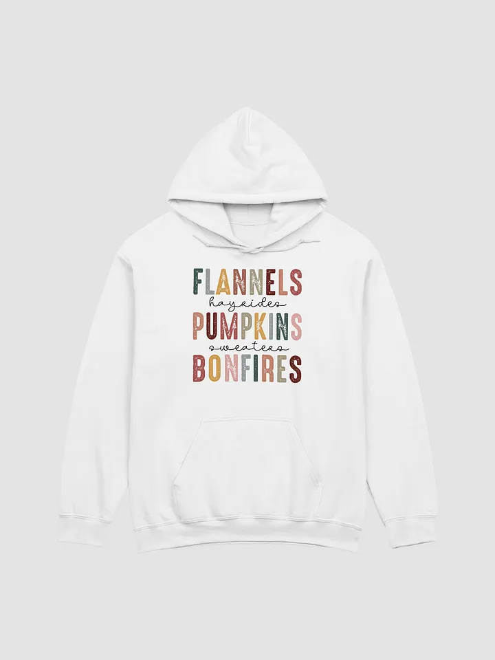 Flannels Pumpkins Bonfires Hoodie product image (1)