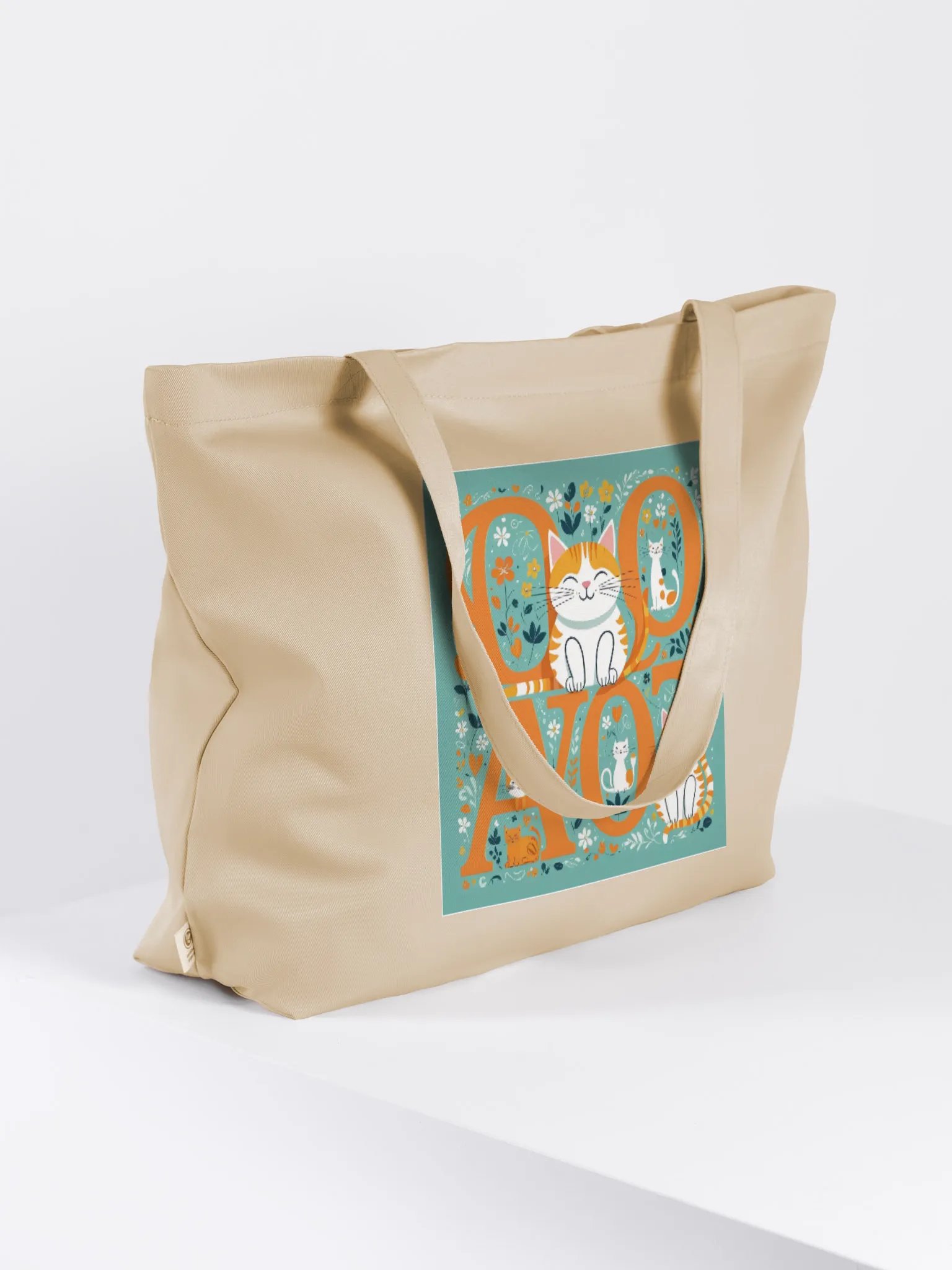 Whimsical Cat Garden Tote Bag product image (4)