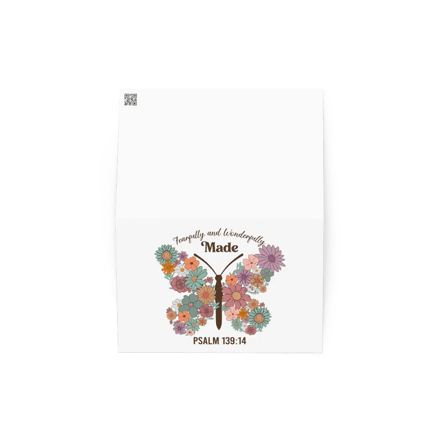 Fearfully & Wonderfully Made - Psalm 139:14 Greeting Card product image (4)