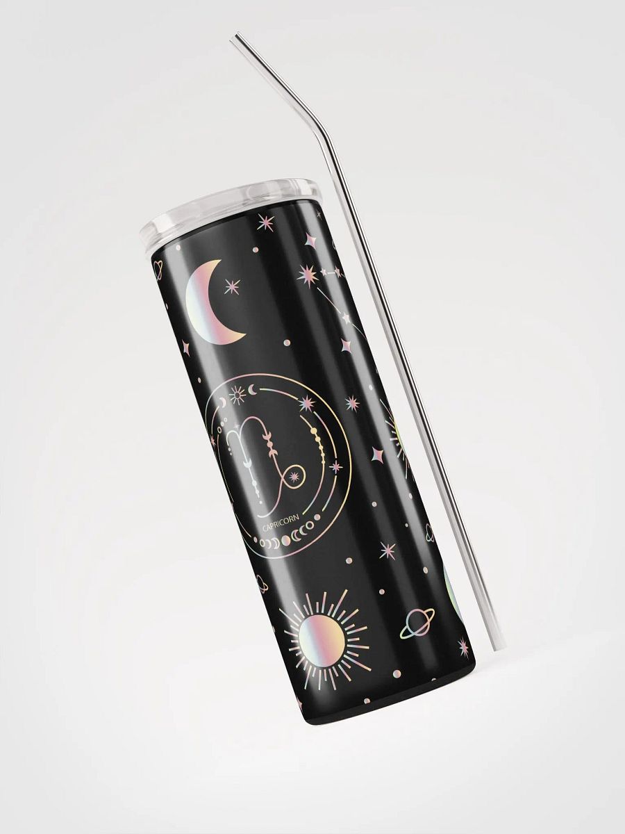 Celestial Capricorn Stainless Steel Tumbler: Embrace Zodiac Magic product image (3)