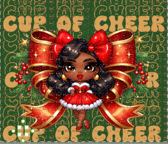 Christmas Tumbler Wrap Bundle • Chibi Holiday Girl PNG Set • Festive Sublimation Designs product image (4)