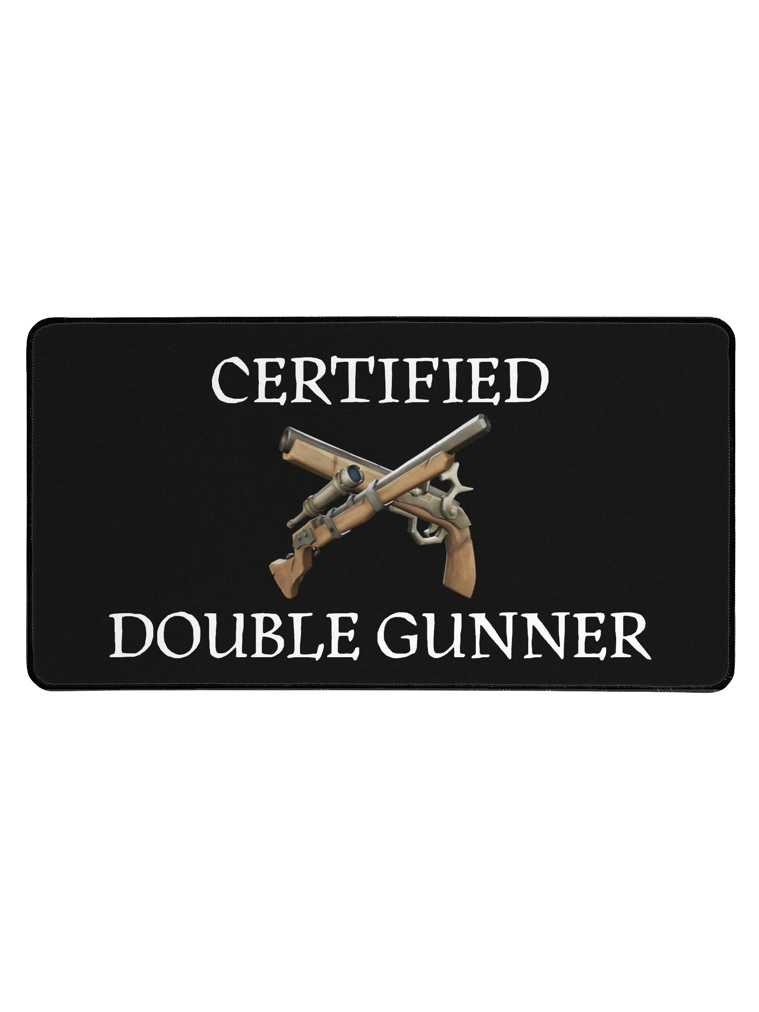 Certified Double Gunner Mousepad product image (1)