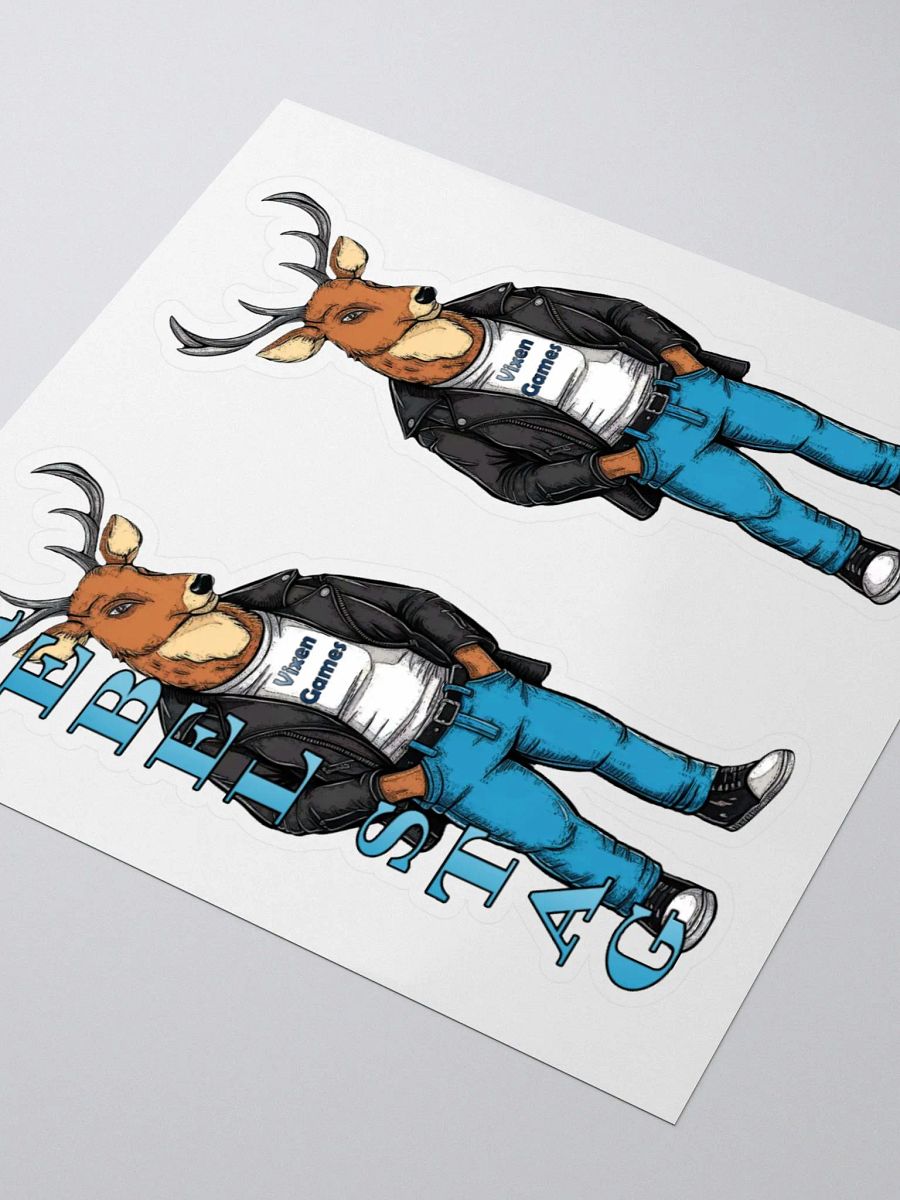 Rebel Stag Vinyl Stickers product image (8)