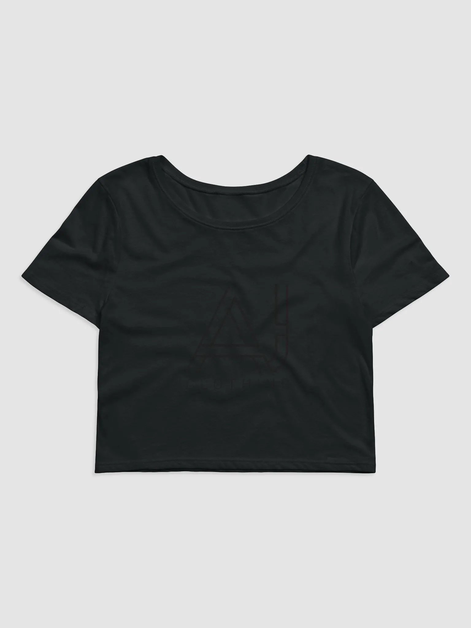 Ladies Crop top large logo product image (1)
