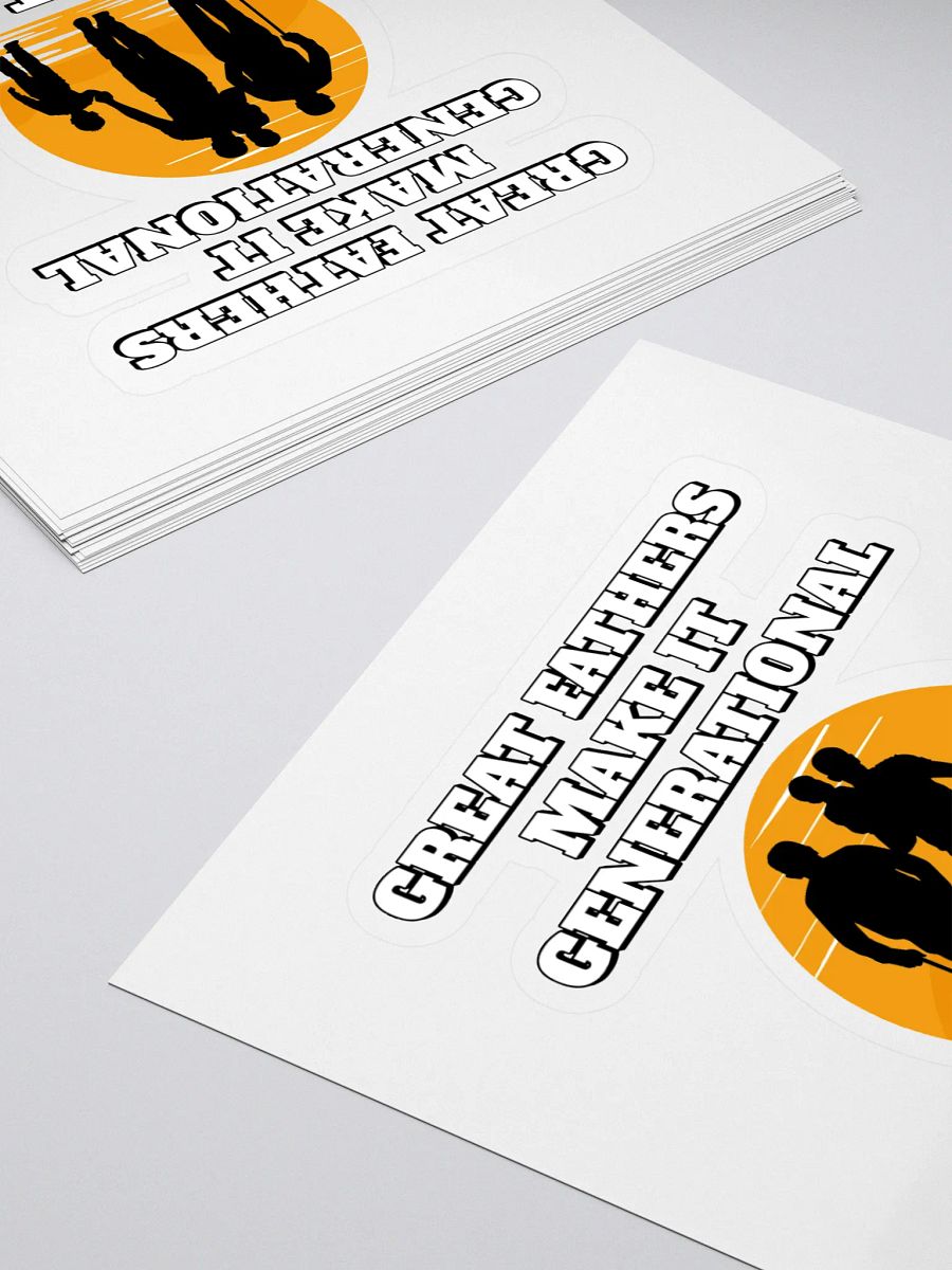 Great Fathers Make It Generational - Inspirational Dad Sticker product image (4)