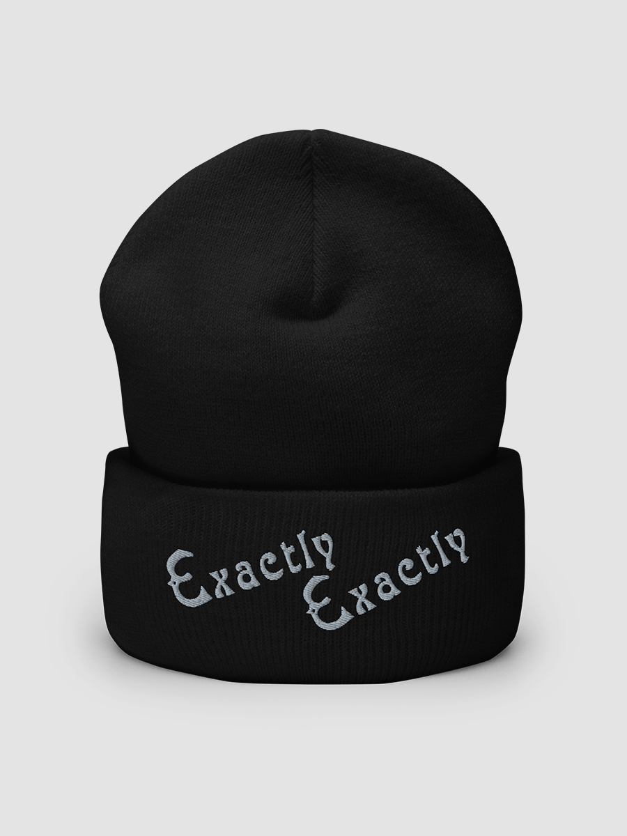 Exactly Exactly Cuffed Beanie Dark product image (2)