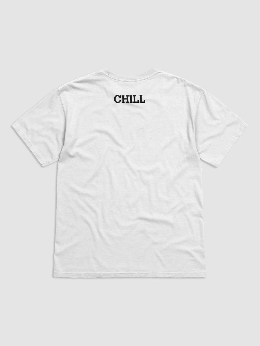 Chill Hand-Cut Lithograph Heavyweight Tee b/w product image (2)