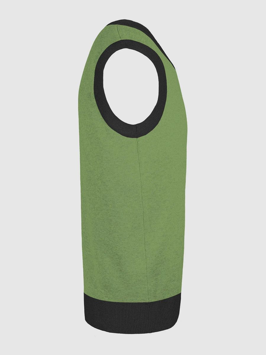 M-Branded Jacquard Knit V-Neck Vest product image (5)
