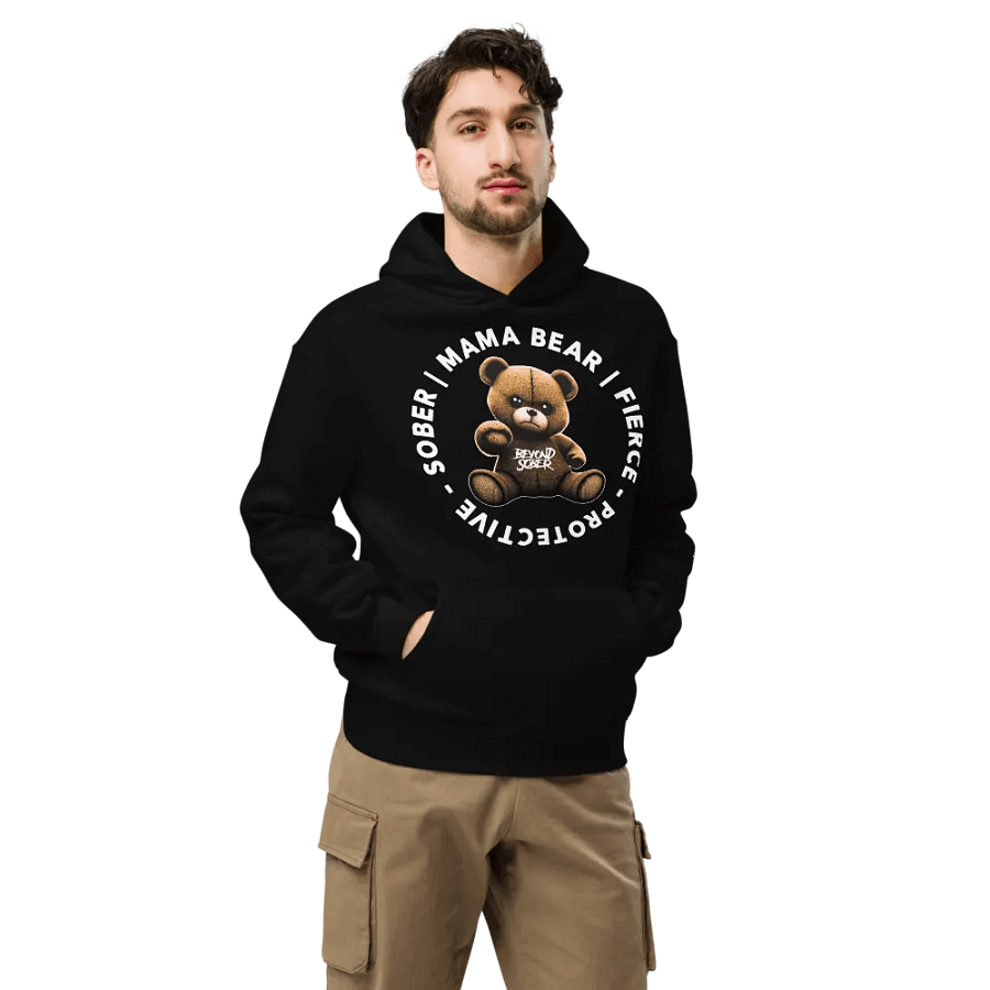 Sober Mama Bear: Fierce & Protective Hoodie product image (8)