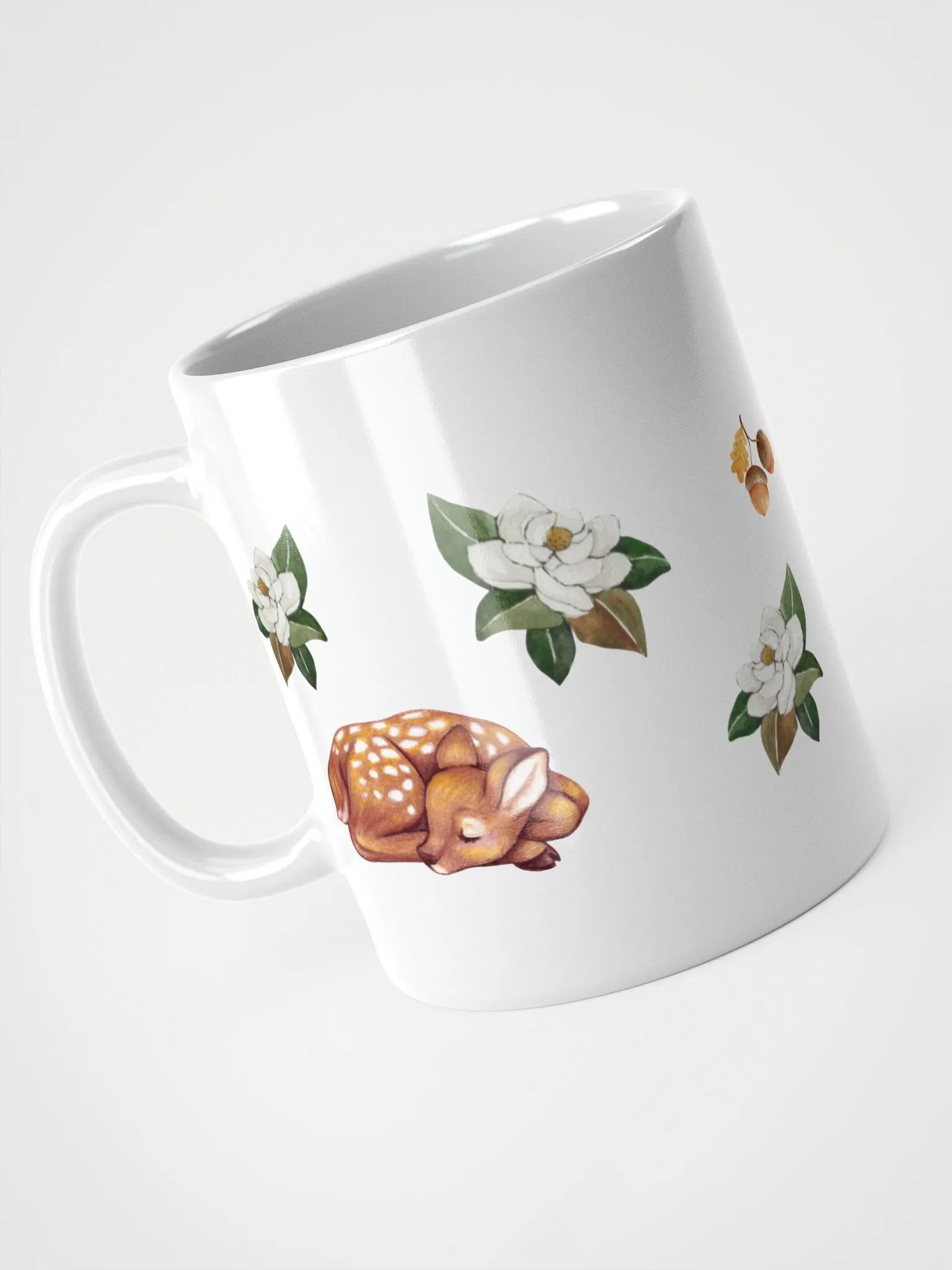 Magnolia Fawn Rescue Magnolia Flower and Fawn Mug product image (5)