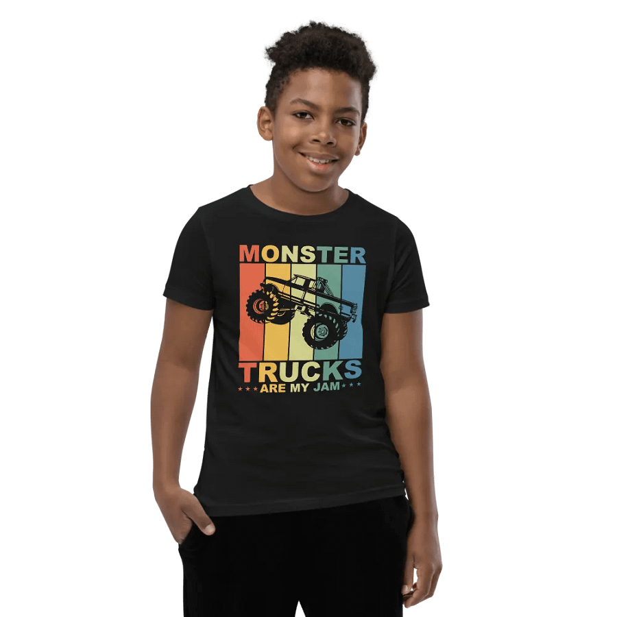 Jammin' Monster Trucks Youth T-Shirt product image (7)