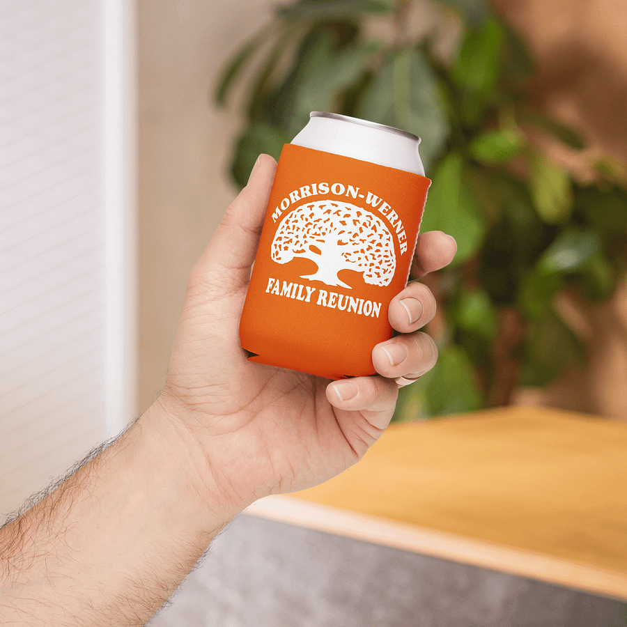 "Morrison-Werner Family Tree" Can Coozie (Orange) product image (4)