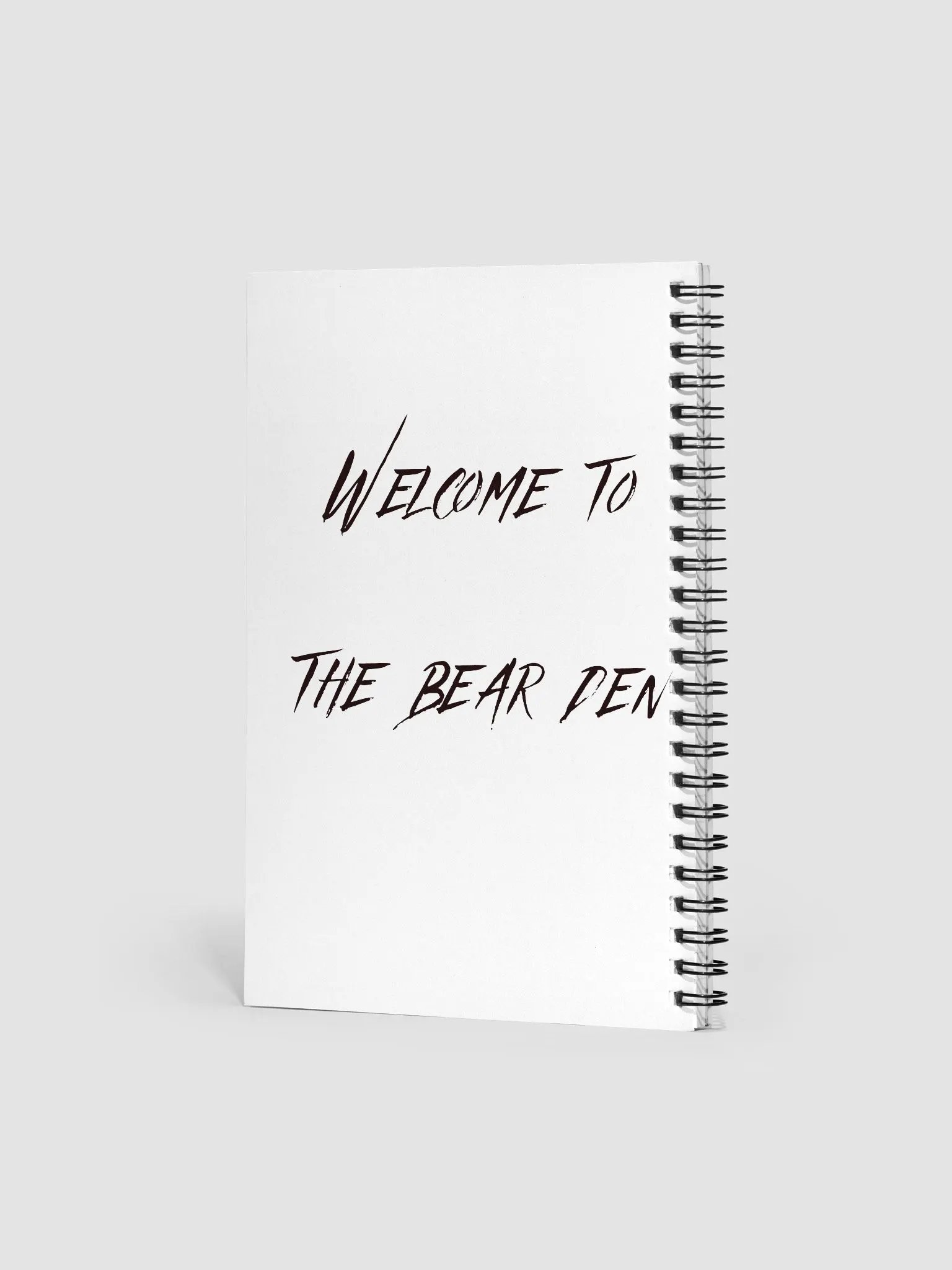 Elegant Bear Spiral Notebook product image (2)