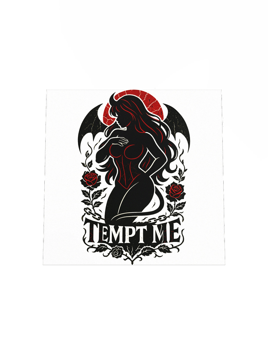 Tempt Me Devilish Silhouette Poster product image (20)