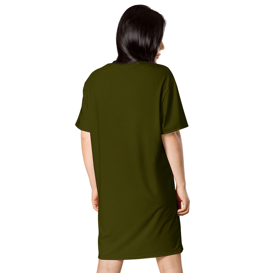 Oversized T-Shirt Dress - Rich Karaka, Sizes 2XS-6XL product image (2)