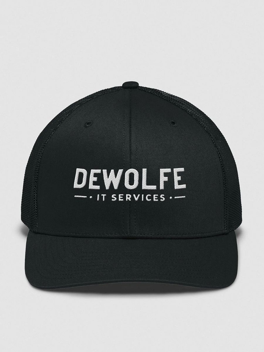 DEWOLFE IT SERVICES Dark Mode Trucker Hat product image (1)