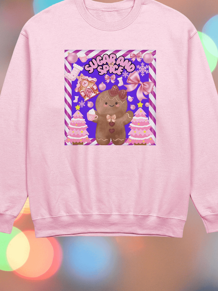 Sugar and Spice Gingerbread Sweatshirt (Pink) product image (2)