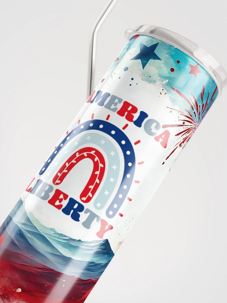 Rainbow Liberty Stainless Tumbler product image (4)