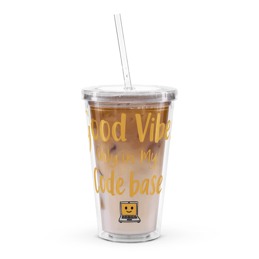 Good Vibes Only Tumbler – Code Base Edition product image (9)