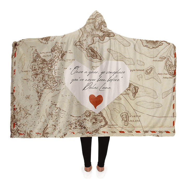 Explore-the-World Hooded Blanket product image (1)