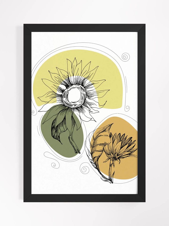 Floral Line Art Matte Poster product image (4)
