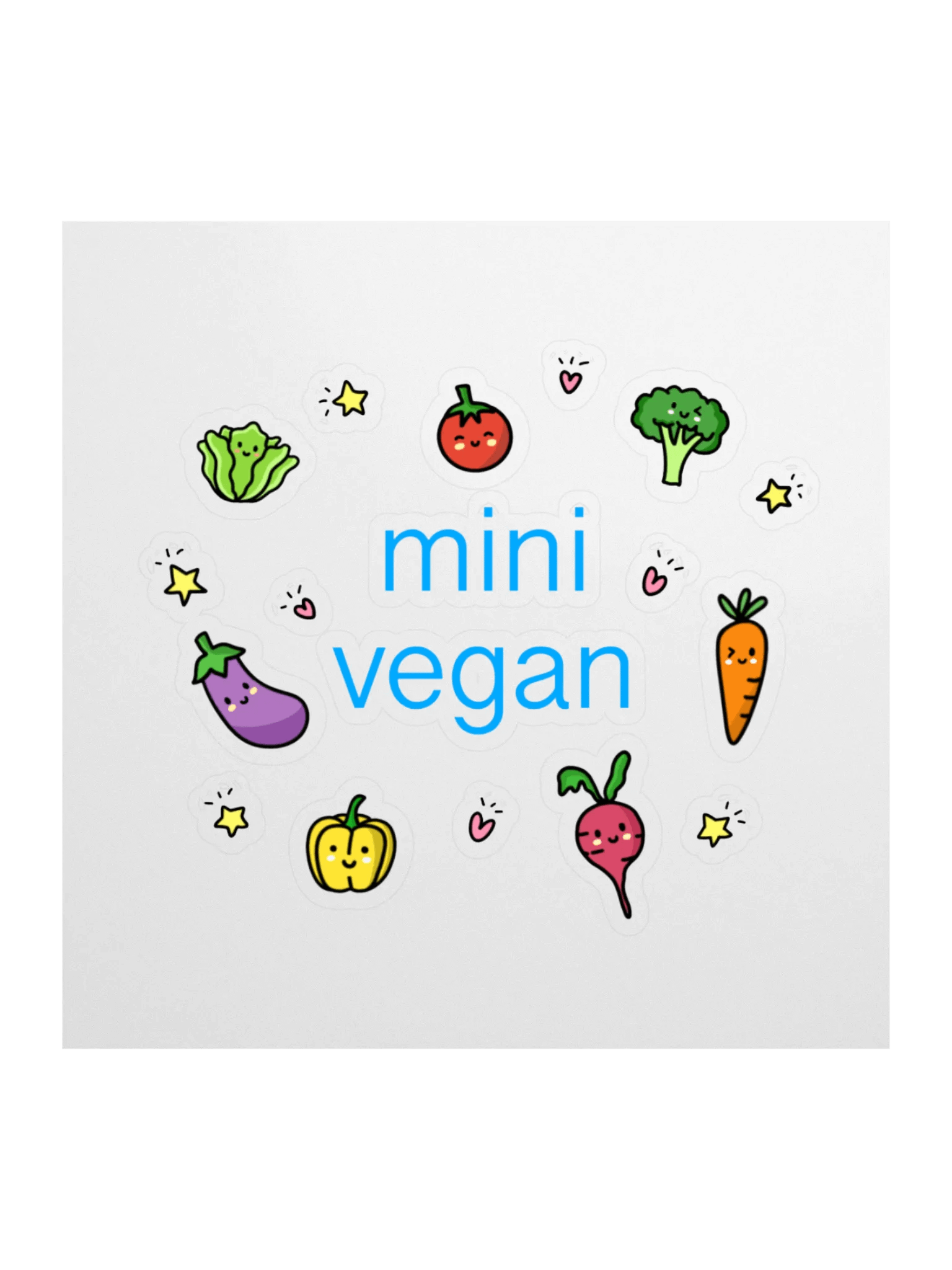 “Mini Vegan’ Fun Sticker product image (1)