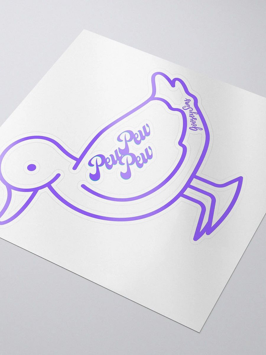 Pew pew pew (kiss sticker) product image (3)