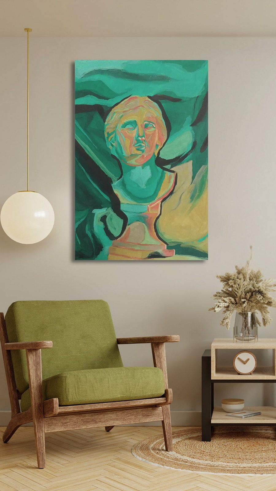 Neoclassical Turquoise Reverie Poster product image (3)